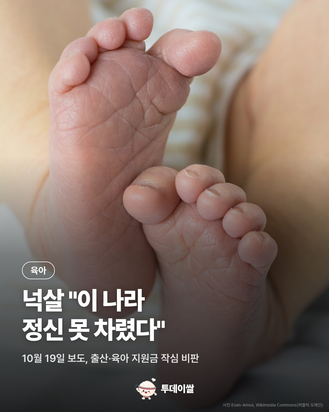 넉살 "이 나라 정신 못 차렸다", 육아 지원금 지금과 내년 비교