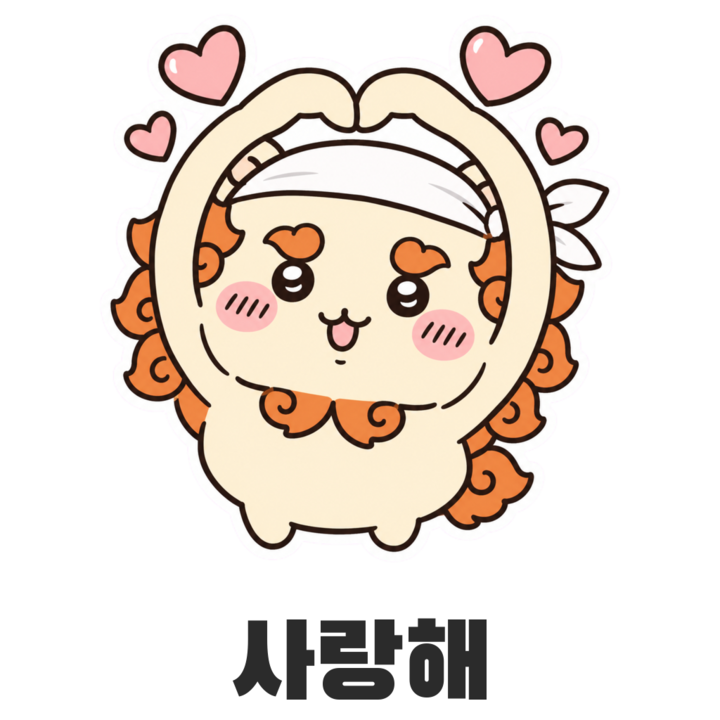 시사 사랑해 스티커